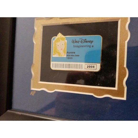 Disney‎ Pin SLEEPING BEAUTY PRINCESS AURORA ARTIST PROOF WDI FRAMED AP OOAK C-1